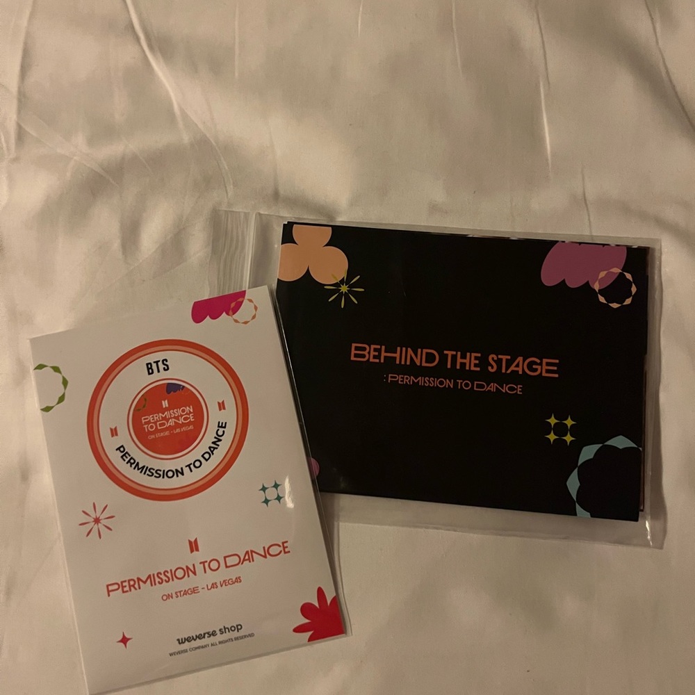 Bts behind the stage postcards